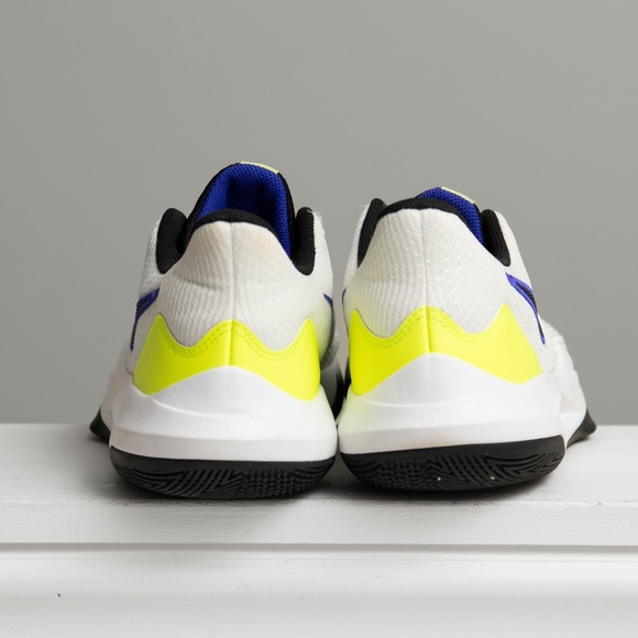 Nike Precision 5 White Barely Volt CW3403-100 Men's Sz 10.5 Basketball Shoes - Picture 5 of 7